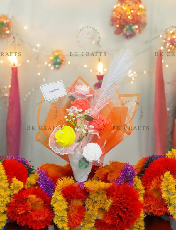Four Flower Candle