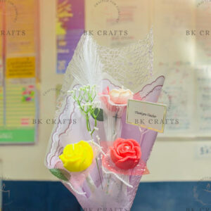 Three Flower Candle