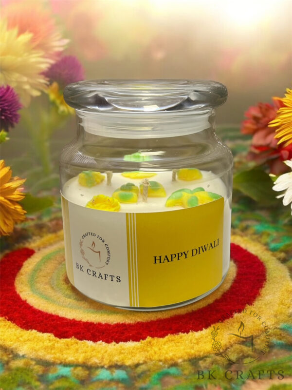 Lakshmi Spark Large Candle BK Crafts