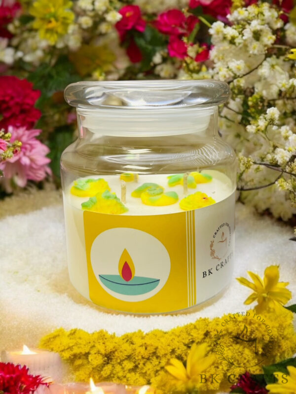 Lakshmi Spark Large Candle BK Crafts