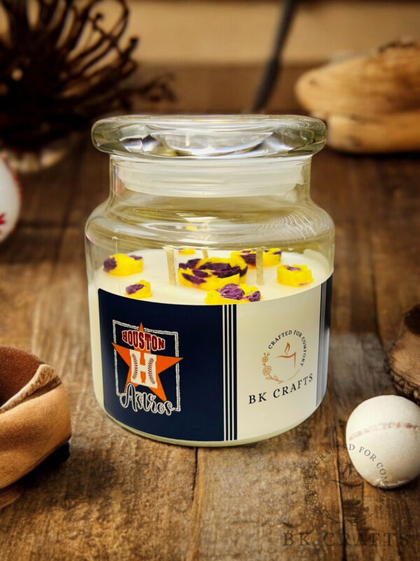 Astros Spark Large Candle BK Crafts