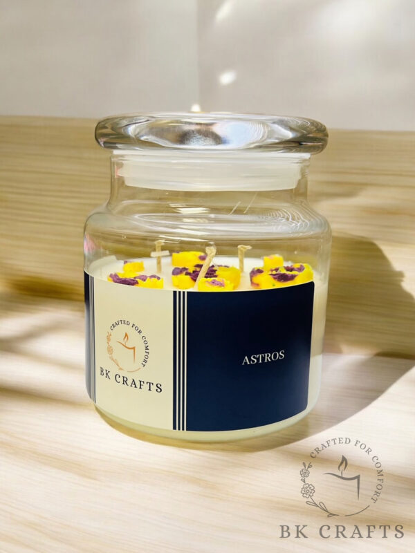 Astros Spark Large Candle BK Crafts