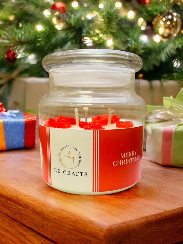 Festive Spark Candle BK Crafts