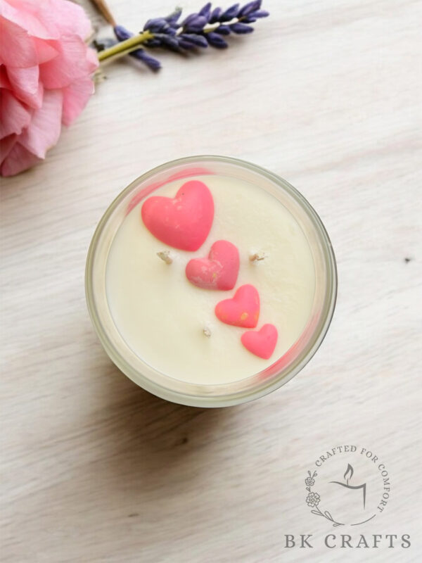 Lavendar Large Candle BK Crafts