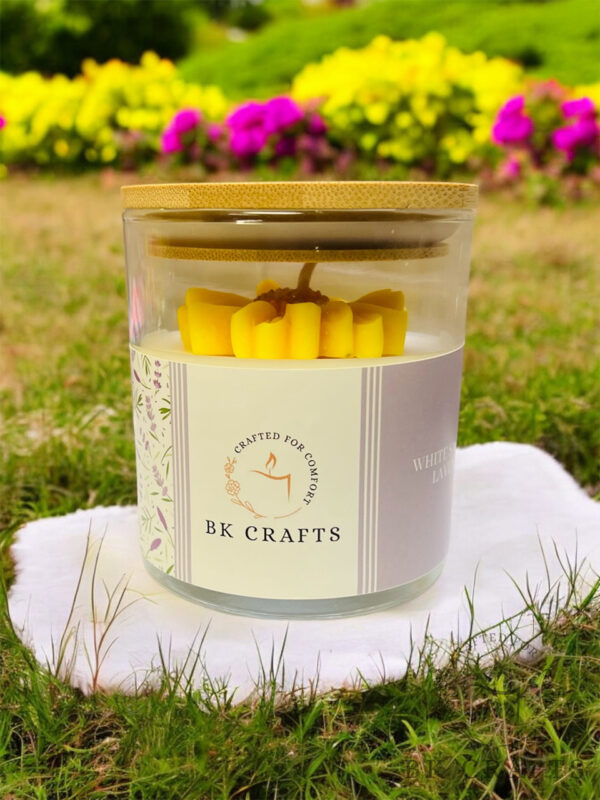 Lavender and White Sage candle