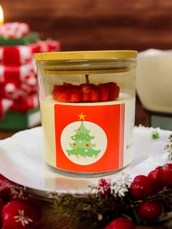 Festive Spark Candle BK Crafts