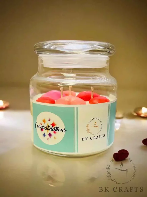 Congrats Spark Large Candle BK Crafts