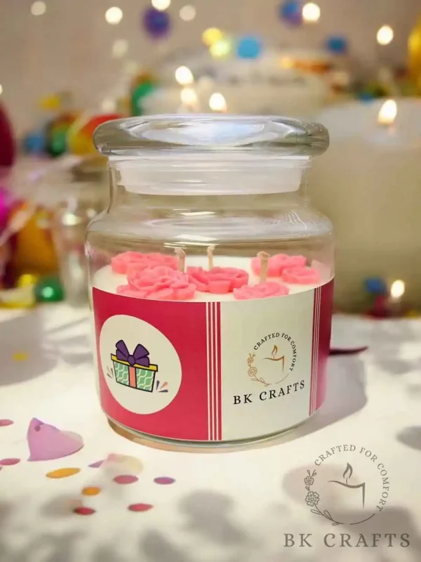 Birthday Bliss Large Candle BK Crafts