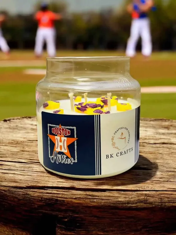 Astros Spark Large Candle BK Crafts