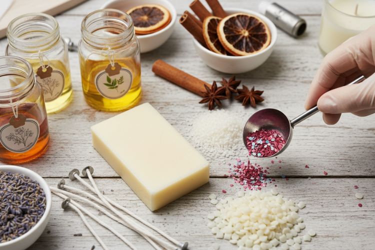 Candle making ingredients