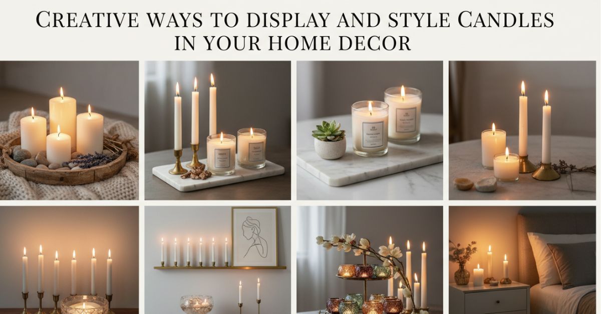 Creative Ways to Display and Style Candles