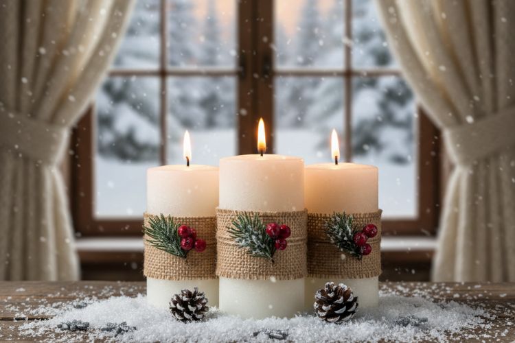 winter candles