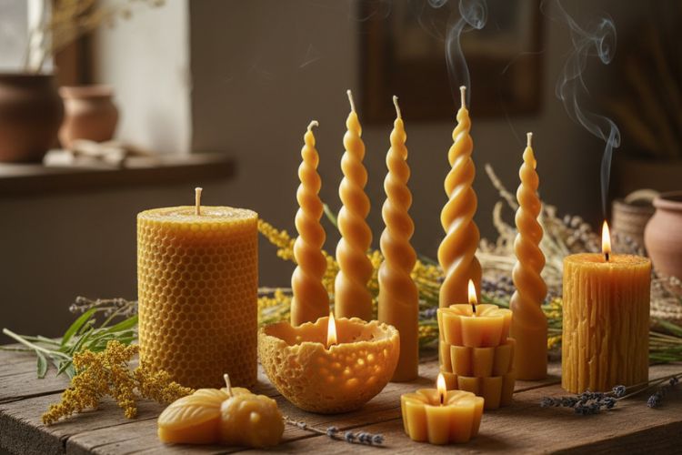 Beeswax Candles Different