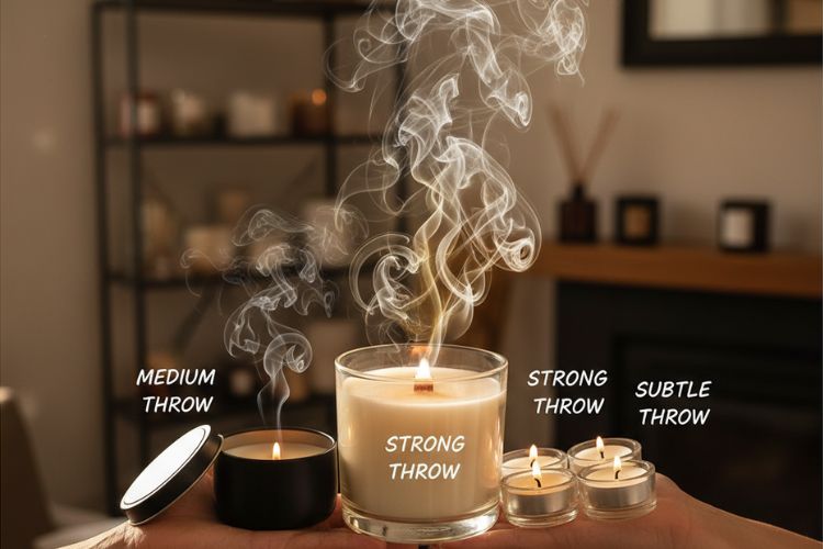 Choose Candles with a Stronger Scent Throw