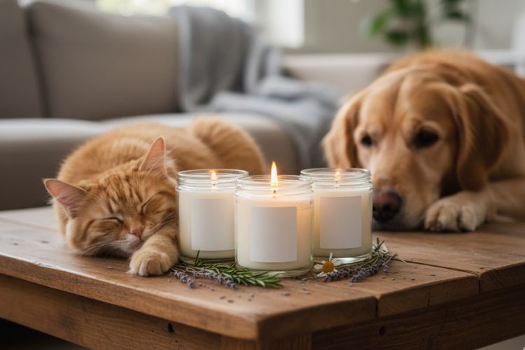Scented Candles Safe for Cats and Dogs