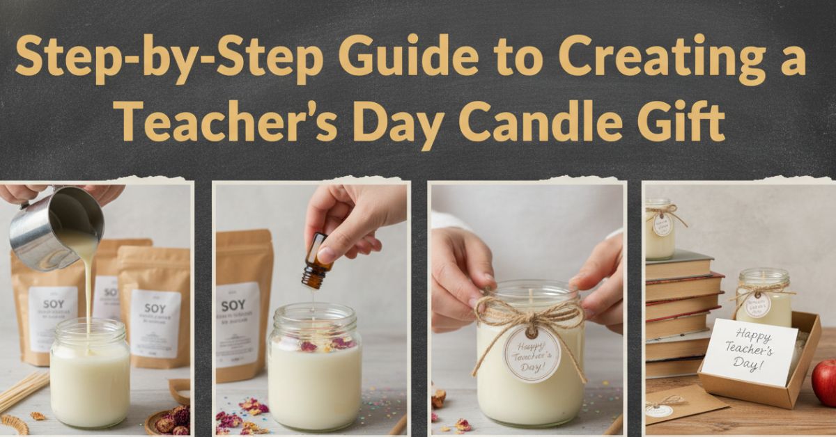 Step-by-Step Guide to Creating a Teacher’s Day Candle Gift