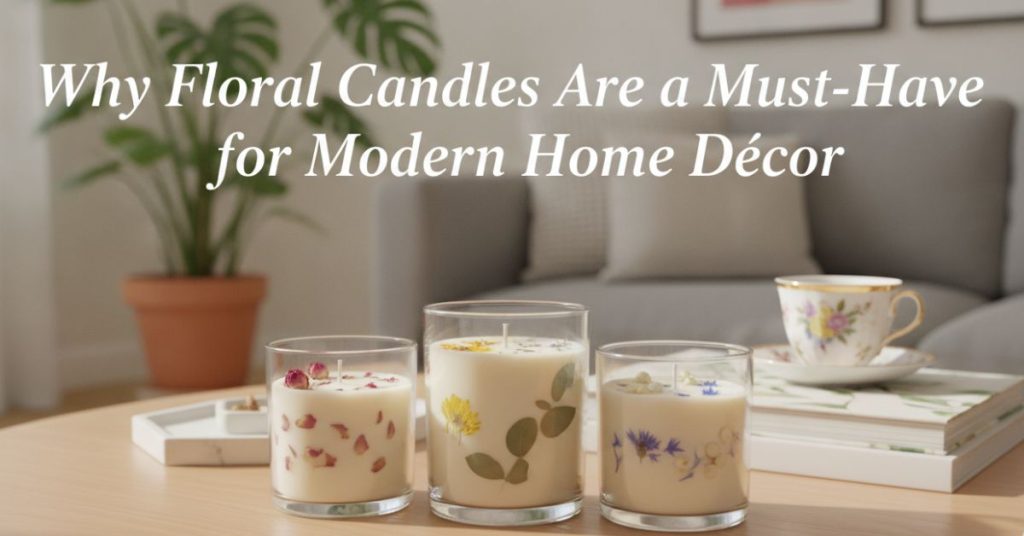 Why Floral Candles Are a Must-Have for Modern Home Décor