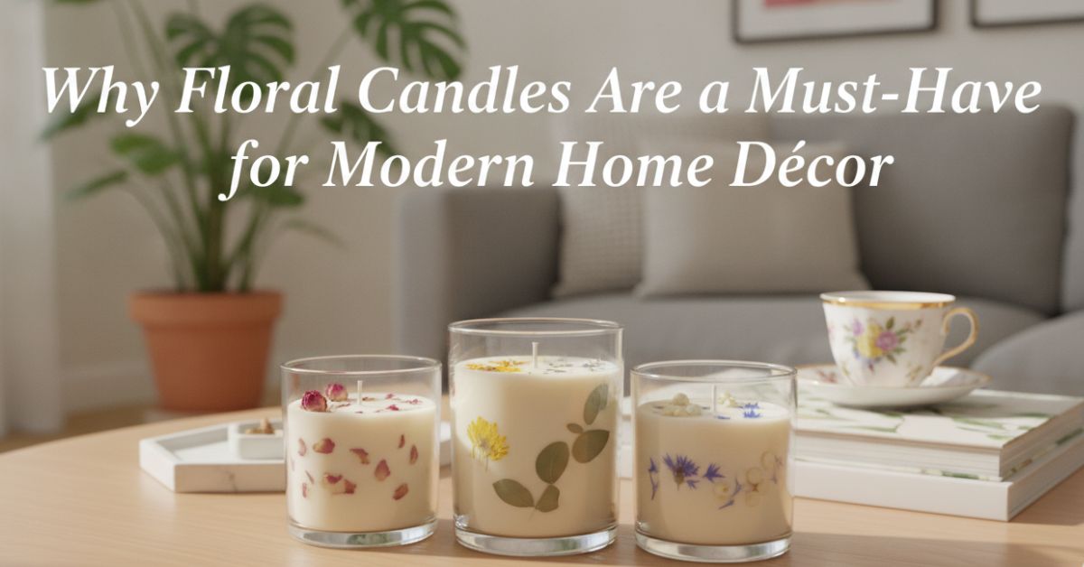 Why Floral Candles Are a Must-Have for Modern Home Décor